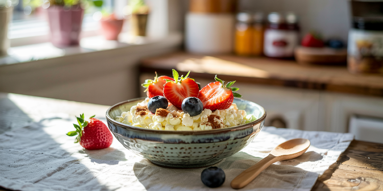Classic Cottage Cheese with Fresh Fruit