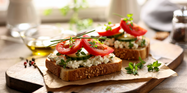 Savory Cottage Cheese Toast