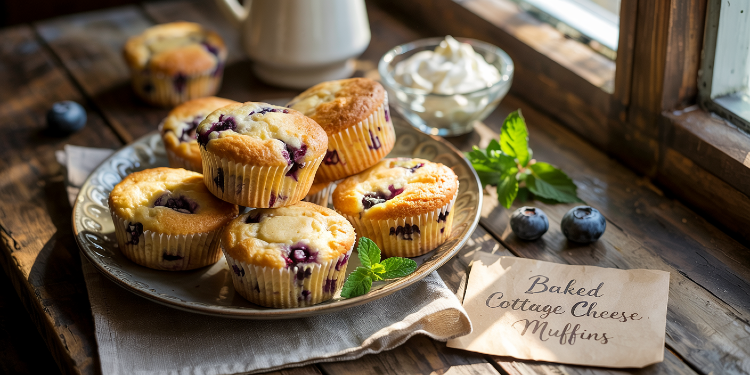 Baked Cottage Cheese Muffins