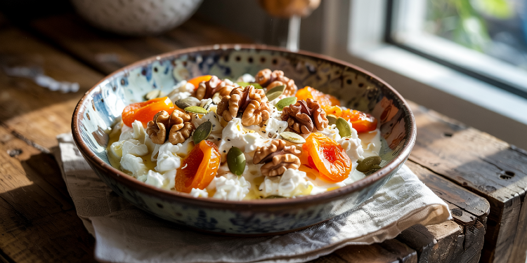 Cottage Cheese & Nut Bowl
