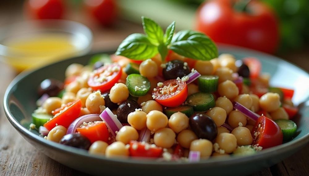 Mediterranean Chickpea Salad: A Refreshing Summer Dish