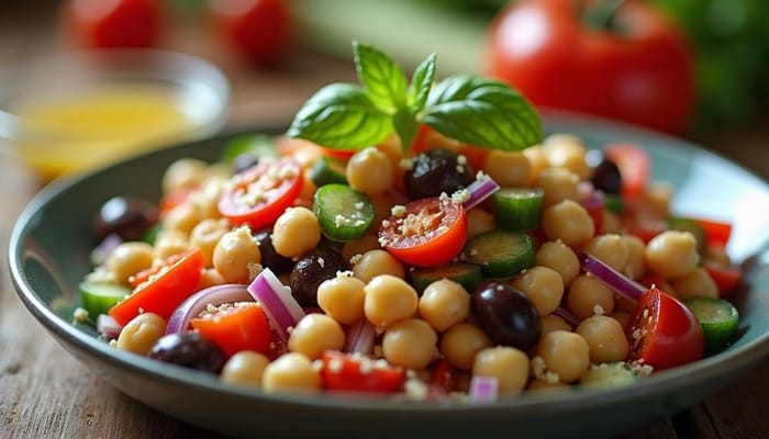 Mediterranean Chickpea Salad: A Refreshing Summer Dish